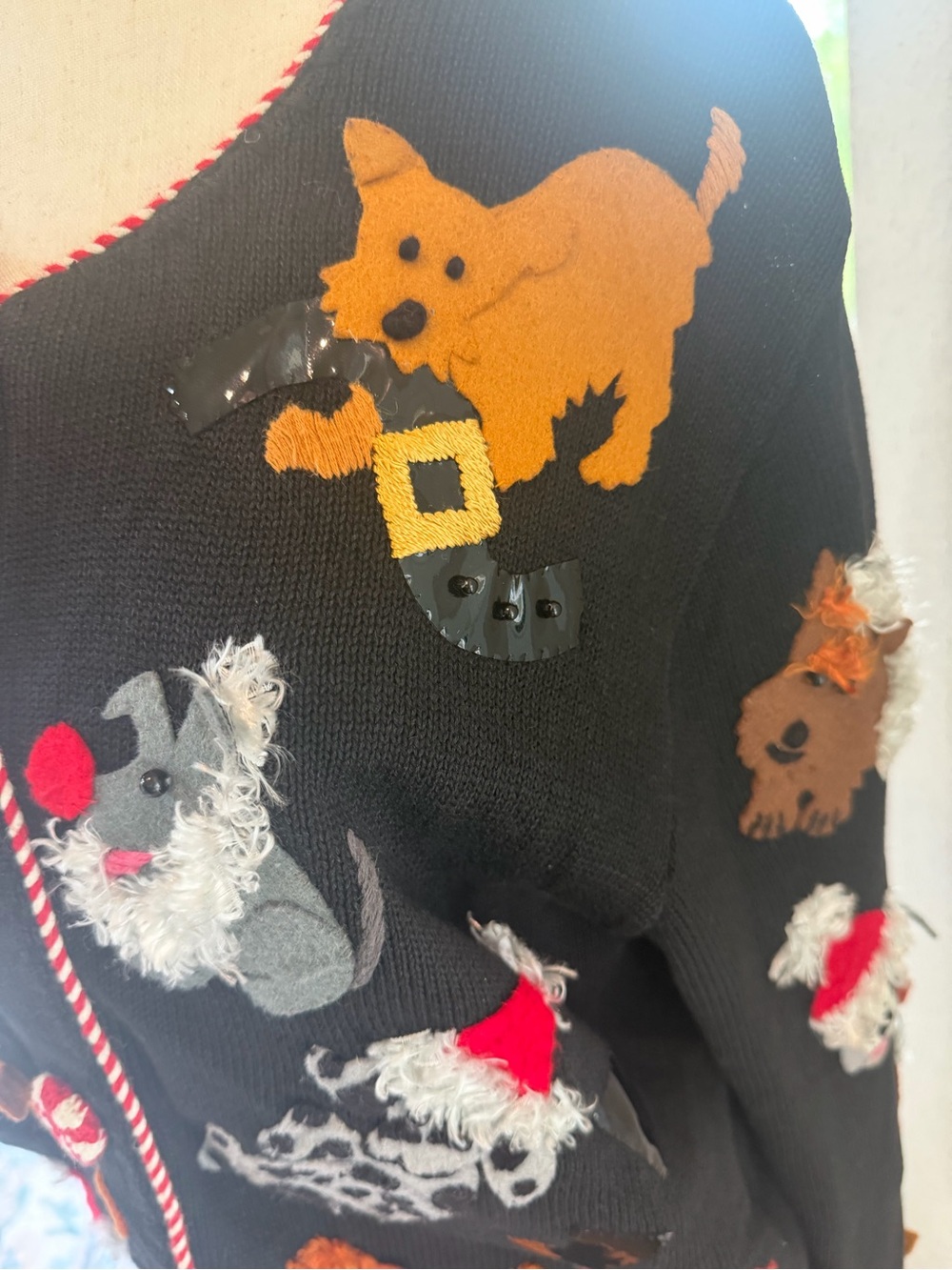 Michael Simon New York Christmas Dog
Puppy Cardigan Vintage size M - Picture 3 of 12